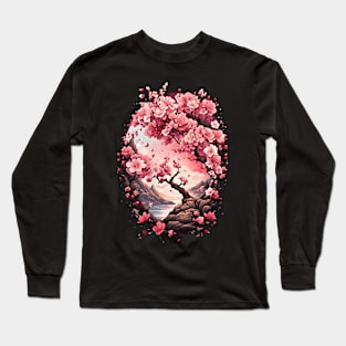 Cherry blossoms View Long Sleeve T-Shirt